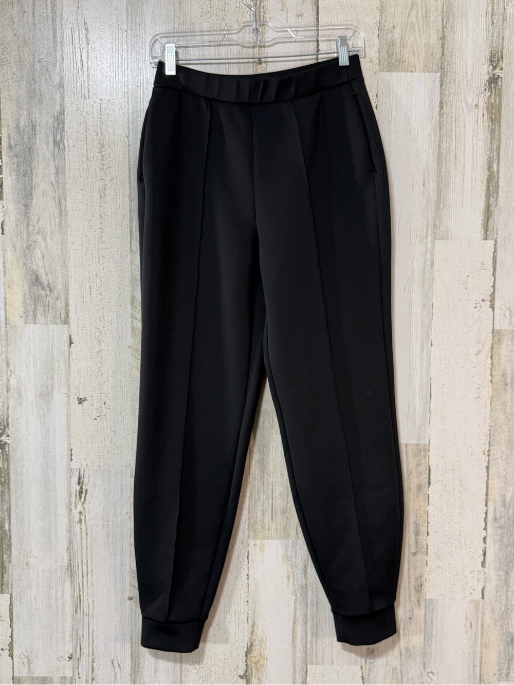Express Black Jogger Style Dress Trouser with Elastic Waistband Pants